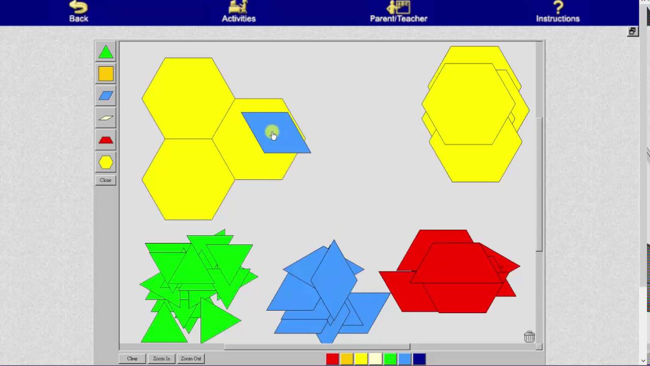 Use Pattern Blocks to Determine Fraction Values Given the Unit YouTube