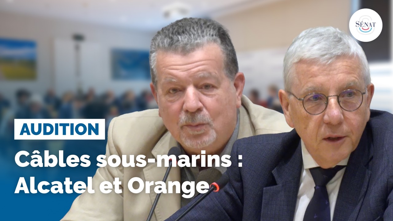 Câbles sous-marins : audition d'Alcatel et Orange