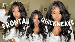 Celebrity Beginner Friendly Step-by-Step Frontal Quick Weave Guide ft. Beauty Forever Hair Wealth