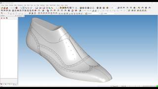 Advanced Footwear Design: 3D Brogue Modeling in Shoemaster