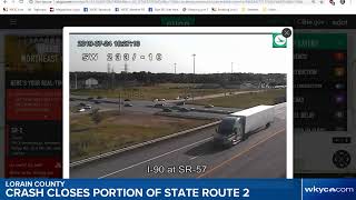TRAFFIC ALERT | Portion of State Route 2 closed due to crash