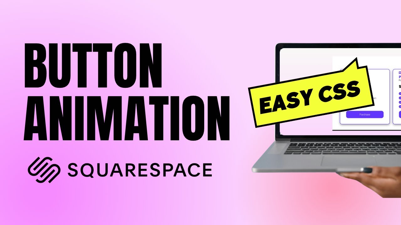5 Simple CSS Squarespace Button Animations (Beginner Tutorial) - YouTube