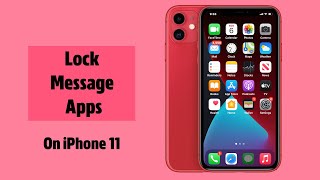 Lock Messages App with Passcode on iPhone 11 | Passcode Lock Text Messages Without Using Any Apps screenshot 5