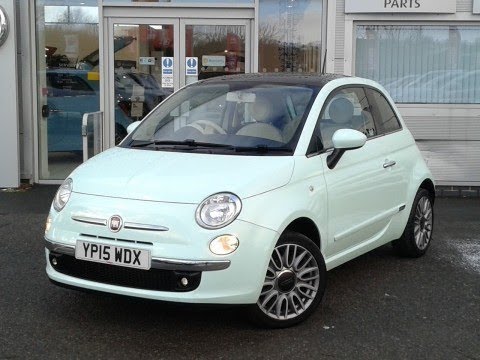 Yp15wdx Fiat 500 1 2 Lounge 69ps In Smooth Mint Green