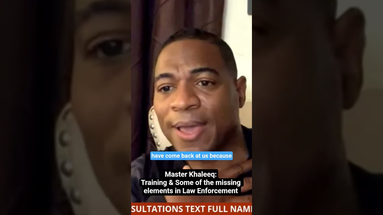 Мастер Халик: Обучение и некоторые недостающие элементы в правоохранительной деятельности @KSPTVM...