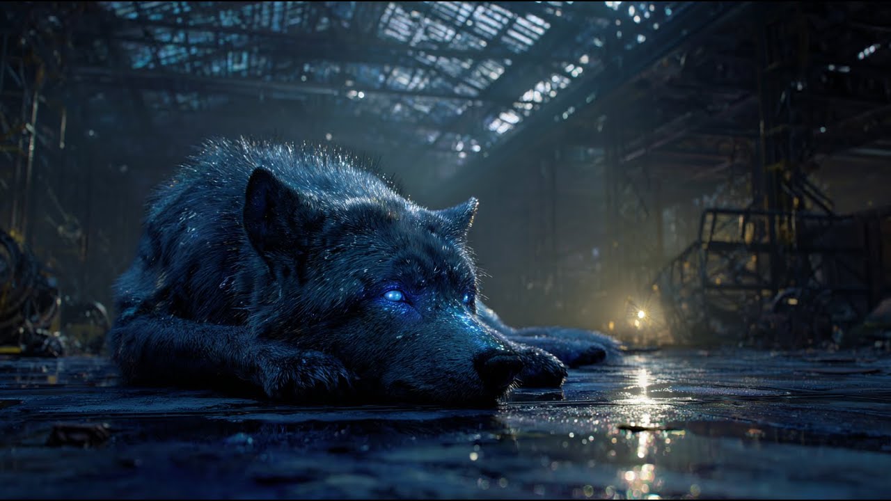 Sad And Depressed Alien Wolf Cried Every Night like a Baby Until The Human Mechanic Saved it