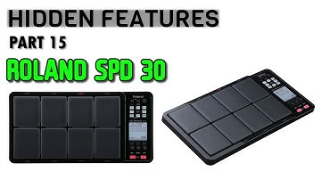 Hidden Features | Roland Octapad SPD 30 | Ambiance settings | part 15