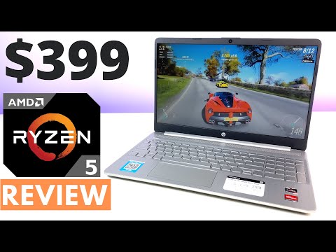 $399 HP AMD RYZEN 5500U Laptop Review (2021)