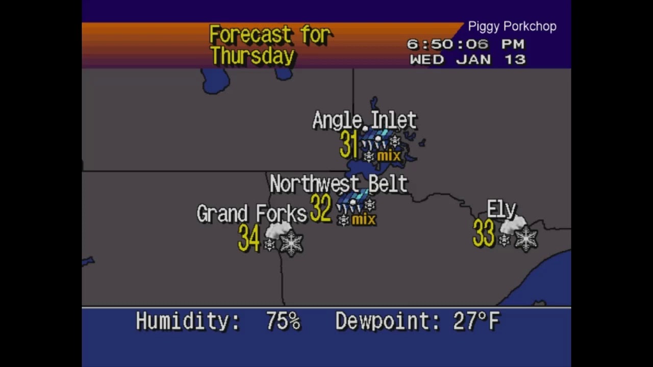 EAS Freezing Rain Warning Southern Manitoba Weather Radio Canada (Winnipeg Area)