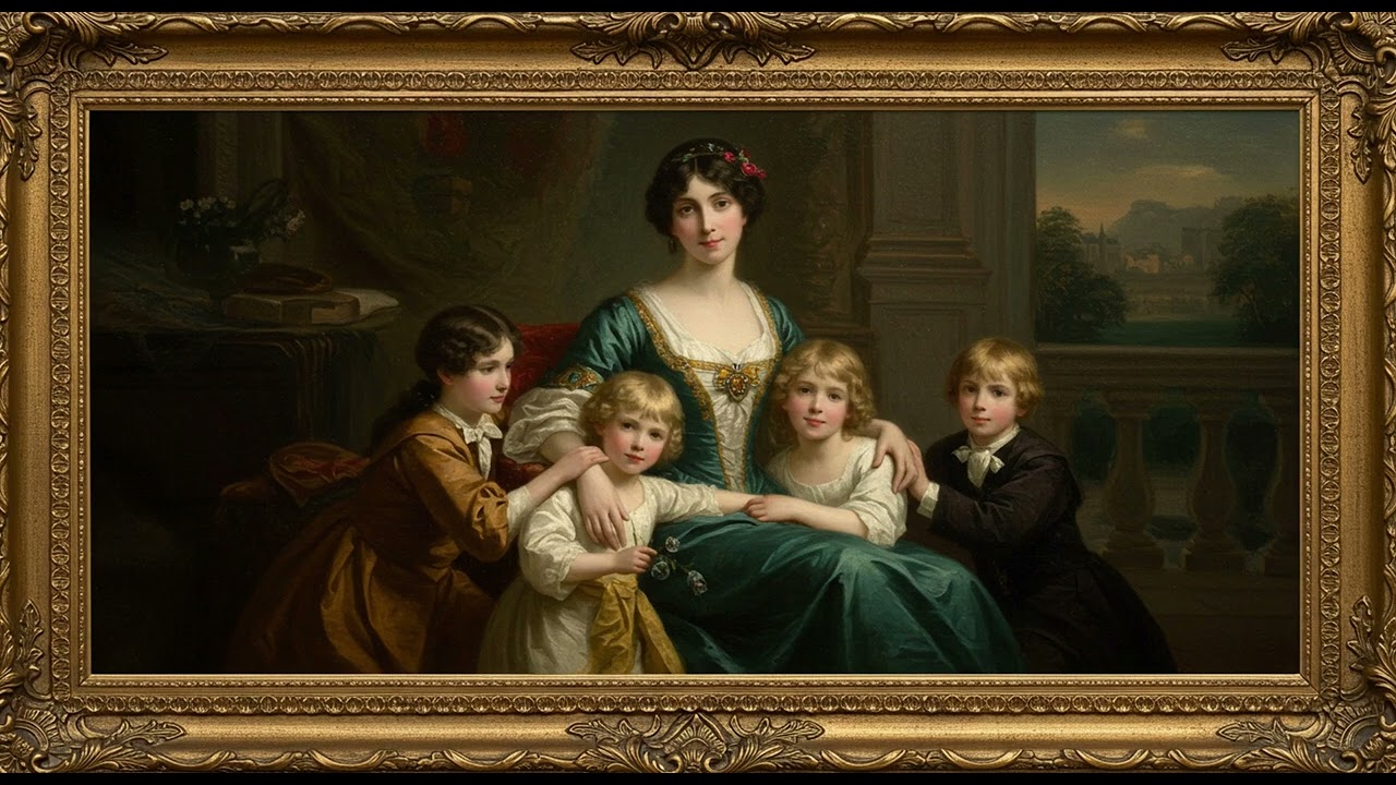 Frame TV Art - Framed Art Background: Mother and Children - Analyzing a Classic Family Portrait