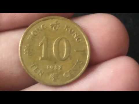 1982 Hong Kong 10 Cents Coin