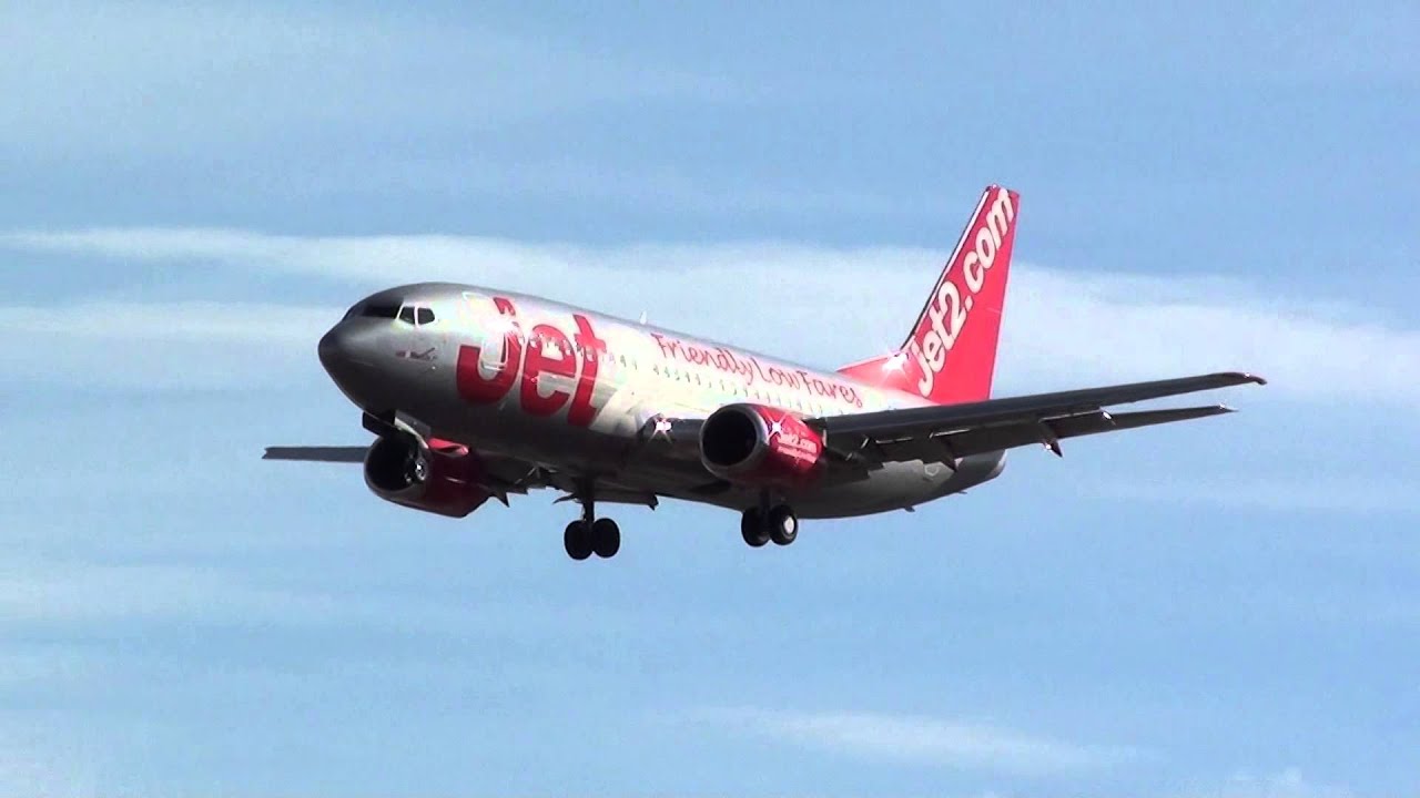 Jet2 Boeing 737-300 G-GDFT Landing Malaga AGP