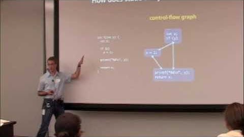2008 LLVM Developers’ Meeting: T. Kremenek “Finding Bugs with the Clang Static Analyzer”