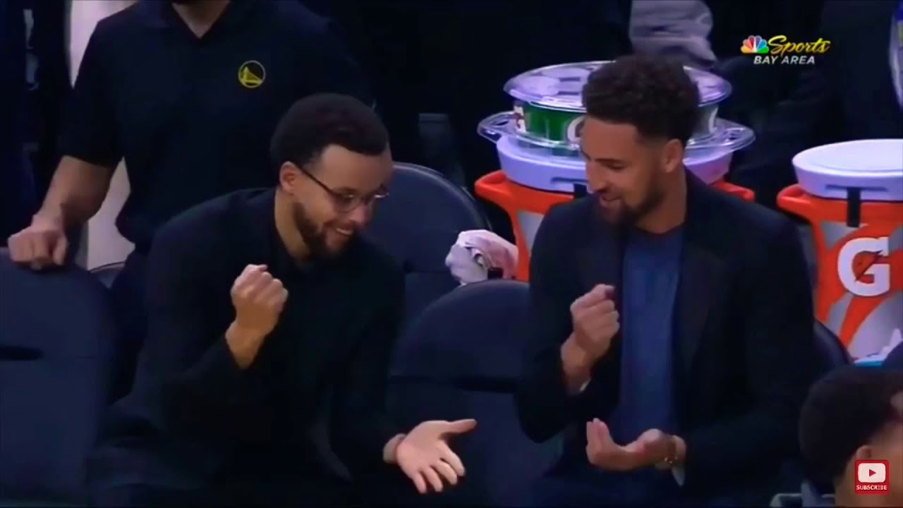 Steph Curry and Klay Thompson battle each other in a ROCK PAPER SCISSORS match