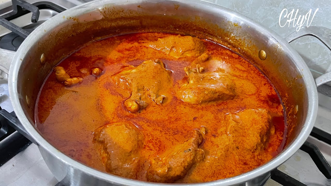 Pollo en Chile de Semillas Calabaza