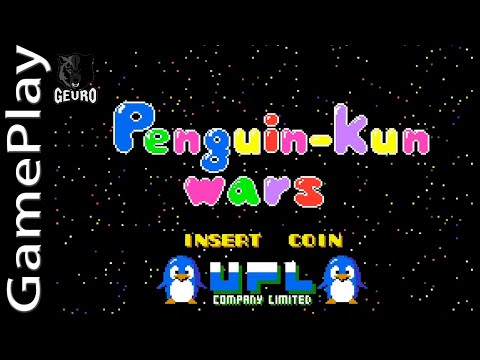 Penguin Wars Arcade Gameplay Longplay 