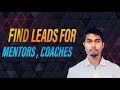 Find Leads For Mentors Coaches | @jit_mahto | Jitendra Kumar Mahto | Linkedin Sales Navigator