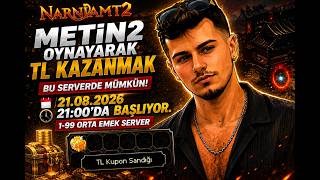 METİN2 OYNAYARAK GERÇEKTEN PARA KAZANILIR MI 🔥| 1-99 ORTA EMEK NarniaMT2 EN DETAYLI TANITIM #metin2