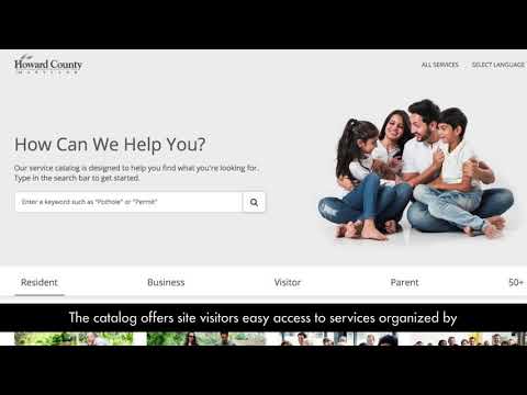 Howard County Government's Service Portal