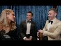 Kelly and mark caught up with jimmy kimmel backstage at the oscars