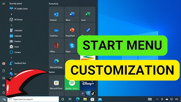 How to Customise Start Menu in Window - Easy Tutorial