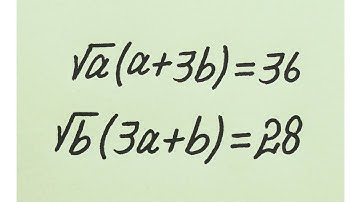 Harvard University Entrance Exam Question l a=?,b=? l 99% Failed 