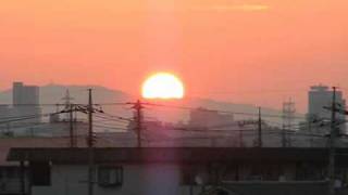 今日の日の出（　8倍速　）