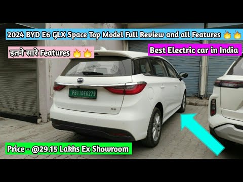Youtube 2024 BYD E6 Electric Car Top Model GLX Space Full Review.Ex Showroom Price - @29.15 Lakhs. thumb