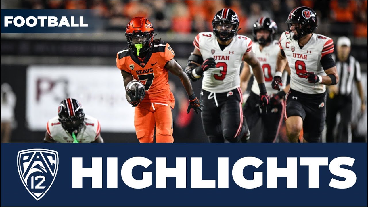 No. 10 Utah vs. No. 19 Oregon State Football Highlights | 2023 Season ...