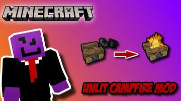 Minecraft || Forge || 1.20 || Unlit Campfire Mod