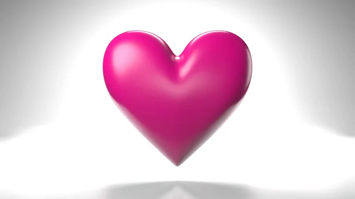 [1 hour]Pulsing Pink Heart - Loop able Background/Screensaver[4K][No Sound]