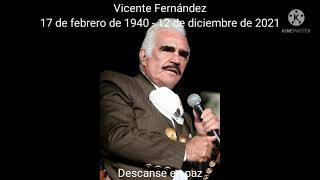 R.I.P. Vicente Fernández