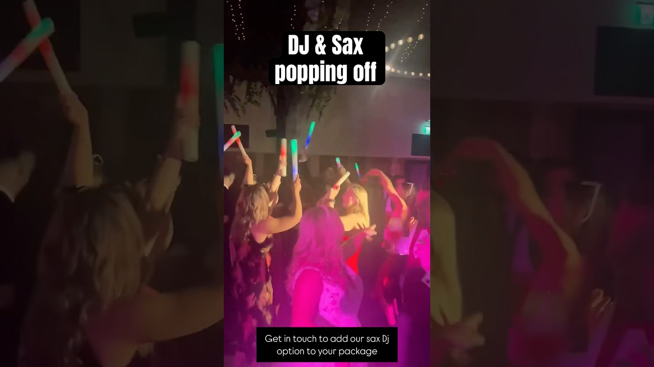 DJ & Sax at a UK Wedding 