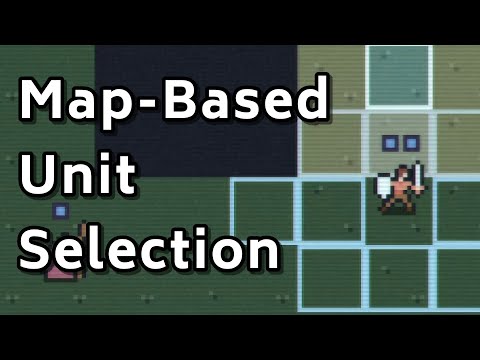 How unit selection works in my tactical strategy game
