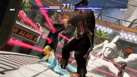 Dead or Alive 6 | Bass 💥 Helena | CPU vs CPU AI vs AI (hardest level 8)