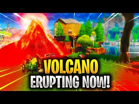 fortnite cube volcano event right now at loot lake cube event live fortnite battle royale - when is the fortnite live event volcano