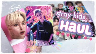 🍭распаковка с картами stray kids и одним импостером | k-pop stuff haul