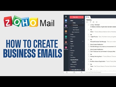 How To Create FREE Business Emails With Zoho Mail (5 Emails For Free) | Zoho Mail Tutorial
