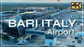 Bari Airport 4k Italy Travel Tour Aeroporti di Puglia Bari International Airport Karol Wojtyla