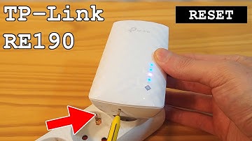 TP-Link RE190 Wi-Fi Extender • Factory reset