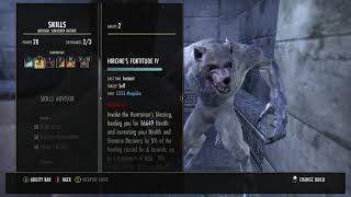 Best werewolf pvp build - markarth DLC ESO