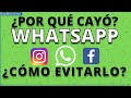 POR ESTA RAZÓN WHATSAPP FACEBOOK E INSTAGRAM CAYERON