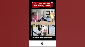 Failed the CFP Exam? Do THIS Right NOW!