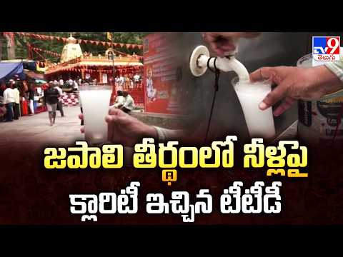Japali Theertham : జపాలి తీర్థంలో నీళ్లపై క్లారిటీ ఇచ్చిన టీటీడీ - TV9 - TV9