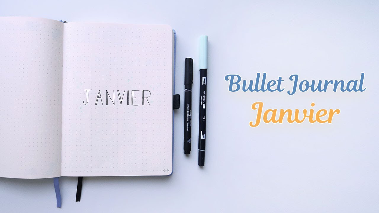 BULLET JOURNAL • MON BUJO EN JANVIER | Pnixie - YouTube