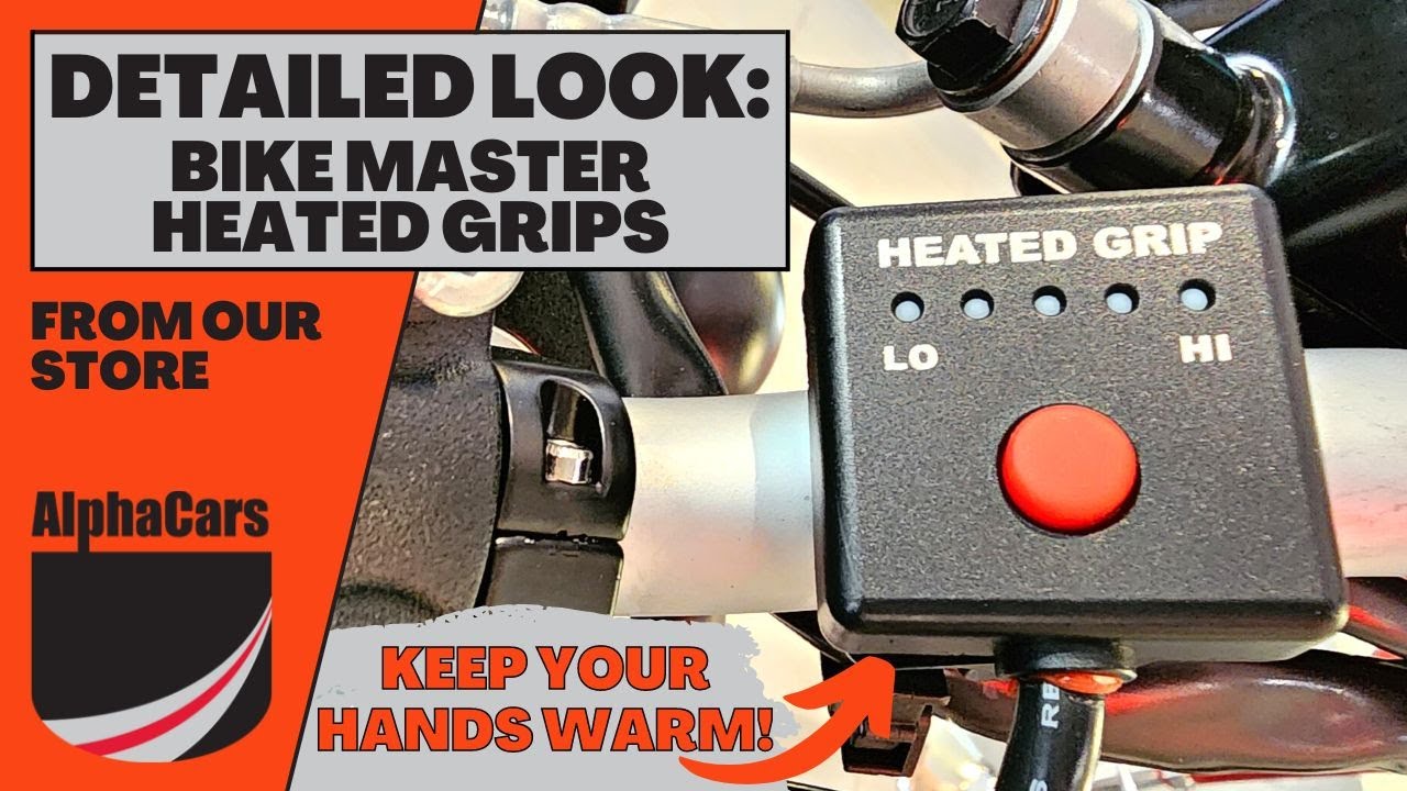 Why Motorcycle Heated Grips are a MUST! BikeMaster Heated Grips YouTube