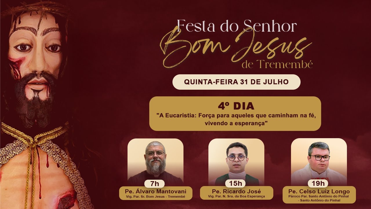 Quarto dia da novena do Senhor Bom Jesus de Tremembé 2025