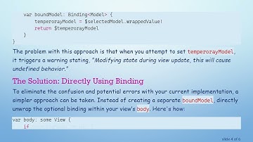 How to Unwrap an Optional Binding and Pass Value to Another View in SwiftUI