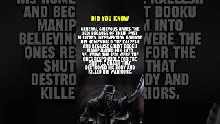 #didyouknow Why Grievous Hates Jedi #starwarsfan #starwars #funfact #clonewars #grievous #canon