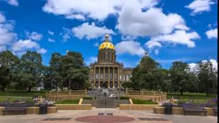Iowa State Capitol | Des Moines, IA 50319 - Time Lapse Video
